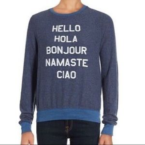 WILDFOX HELLO BAGGY JUMPER